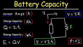 Battery Capacity  AmpHours mAh and WattHours [upl. by Manson]