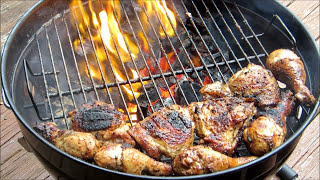 How To Make BBQ Grilled Chicken  Grilled Roadside Chicken Recipe  Weber Grill [upl. by Carboni]