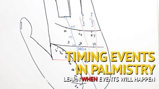 ✔ Palmistry amp Palm Reading  HOW to Predict WHEN Events Happen [upl. by Lati]