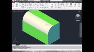 AutoCAD Tutorial How to Create 3D FILLET [upl. by Haimaj]