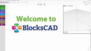 BlocksCAD Quick Start [upl. by Kellene619]