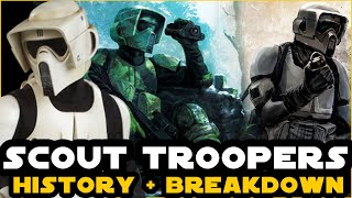 Scout Troopers COMPLETE History amp Breakdown Canon amp Legends [upl. by Allanson]