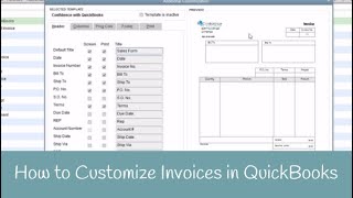 How to customize invoices in QuickBooks [upl. by Gaudette821]