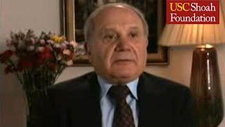 Auschwitz II Birkenau Sonderkommando Testimony Clips  USC Shoah Foundation [upl. by Ellessig]