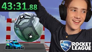 How I beat the hardest dribbling course in Rocket League [upl. by Alaet]