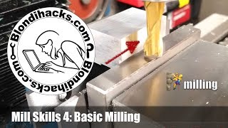 Vertical Mill Tutorial 4  Basic Milling Operations [upl. by Enavi]