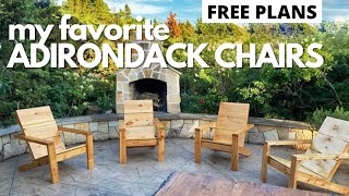 The BEST Adirondack Chair Plans [upl. by Merill]