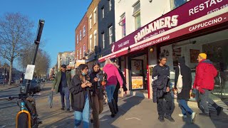 Walking London’s Hackney High Streets incl Dalston amp Stoke Newington  4K  Feb 2021 [upl. by Rennug]