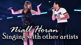 A compilation of Niall Horan performing with other artists [upl. by Lemaj]