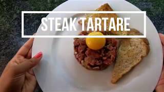 How to make Steak Tartare  EASY RECIPE [upl. by Rodrigo]