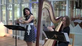 Gabriel Fauré Sicilienne op 78 flute and harp [upl. by Drahcir610]