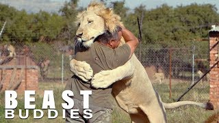 The Man Who Cuddles Lions  BEAST BUDDIES [upl. by Eerpud]