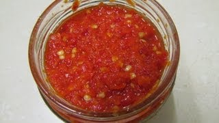 Basic home grown Chilli paste [upl. by Adolphe]