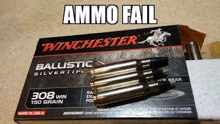 Winchester Ballistic Silvertip FAIL [upl. by Bouchard]