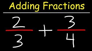 Adding Fractions With Unlike Denominators [upl. by Kain]