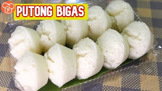 How to Make Putong Bigas  Rice Puto  Pinoy Easy Recipes [upl. by Hakilam973]