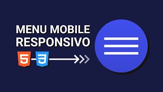 Fiz um menu mobile responsivo só com HTML e CSS  E por que usar JavaScript é melhor [upl. by Niatirb317]