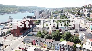 Drone St Johns Newfoundland  Labrador  Canada Signal Hill [upl. by Adnesor372]