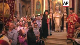 Orthodox Easter Mass in Jerusalem [upl. by Enifesoj587]