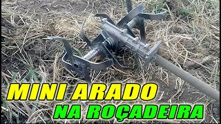 Mini Arado Rotativo na Roçadeira [upl. by Yer]