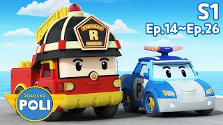 Robocar POLI Temporada 1 Episodio Completo│Ep14Ep26│Animacion para Niños│Robocar POLI TV español [upl. by Sokul]