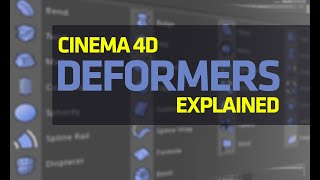 Cinema 4d DEFORMERS  Cinema 4d Basics [upl. by Nathanoj]