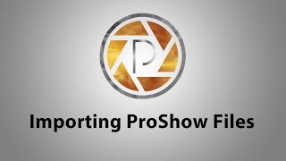 Importing ProShow Files [upl. by Gery451]