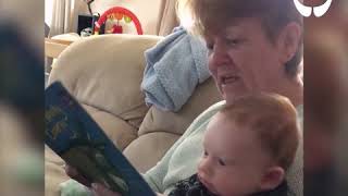 Grandma reads the story of the wonky donkey [upl. by Anitsrik]