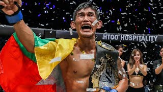 EVERY Aung La N Sang Win In ONE Championship [upl. by Eve]