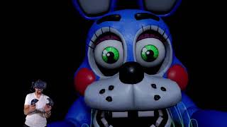 FNAF VR GAMEPLAY IS SCARY Five Nights At Freddys VR Help Wanted [upl. by Ahsek160]