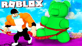 Is This CANDY Heavier Than PLANETS  Roblox Strongman Simulator [upl. by Akineg]