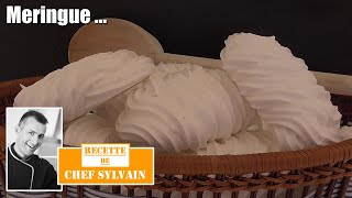 Meringue  Recette par Chef Sylvain [upl. by Paymar197]