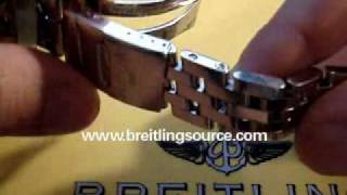 How to Resize a Breitling Watch Bracelet [upl. by Den]