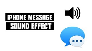 iPhone Message Sound Effects [upl. by Adnylam686]