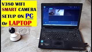 V380 wifi Camera software installation amp Setup amp remote viewing on Laptop or PC Over Wifi  Local [upl. by Debarath654]