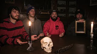 OVERNIGHT in HAUNTED BELLAIRE HOUSE  Séance of Skulls [upl. by Pul433]