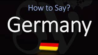 How to Pronounce Germany CORRECTLY [upl. by Hurwit529]