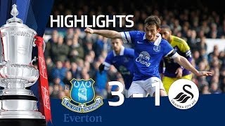 Everton vs Swansea City 31 FA Cup 5th Round goals amp highlights [upl. by Sergius]