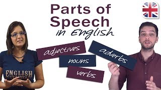 9 Parts of Speech in English  English Grammar Lesson [upl. by Felita]