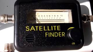 как настроить спутниковую тарелку быстро с помощю Satellite Finder [upl. by Male]