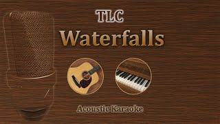 Waterfalls  TLC Acoustic Karaoke [upl. by Aillicec]