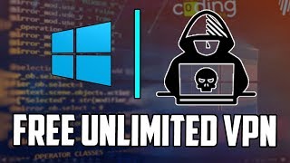 How to Use Free Unlimited VPN on Windows 10 [upl. by Chemosh]