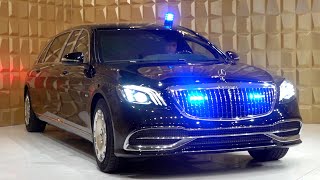 2020 Mercedes Maybach S600 Pullman GUARD  V12 Full Review Interior Exterior Security [upl. by Anwahs]