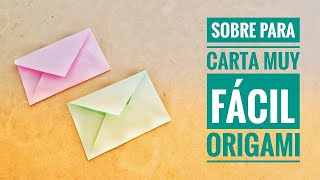 ⩥ Cómo hacer un SOBRE para CARTA FÁCIL y RÁPIDO ✅ [upl. by Oeak]