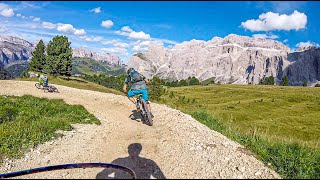 Dolomites on a Mountain Bike Compilation of the most beautiful MTB trails [upl. by Ylrrad]