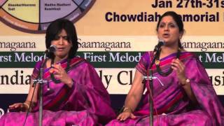 2016  Carnatic Vocal duet by Priya Sisters [upl. by Llehsad]