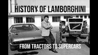 The History of Lamborghini  From Tractors to Supercars 19482020 [upl. by Delwyn]