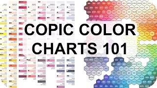 Copic Color Charts  Why Theyre Useful Featuring HEX CHART [upl. by Dorman877]