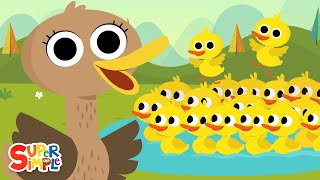 500 Ducks  Kids Songs  Super Simple Songs [upl. by Ioved]