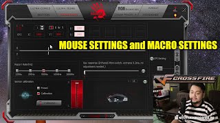 My Mouse Settings and Macro Settings  BLOODY MOUSE SOFTWARE [upl. by Alisander]